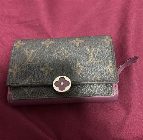 louis vuitton flore compact wallet|louis vuitton wallet zippy.